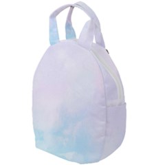 Pink Blue Blurry Pastel Watercolour Ombre Travel Backpacks by Lullaby