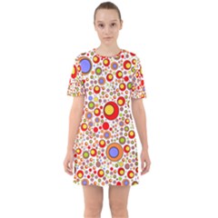 Zappwaits 77 Sixties Short Sleeve Mini Dress by zappwaits