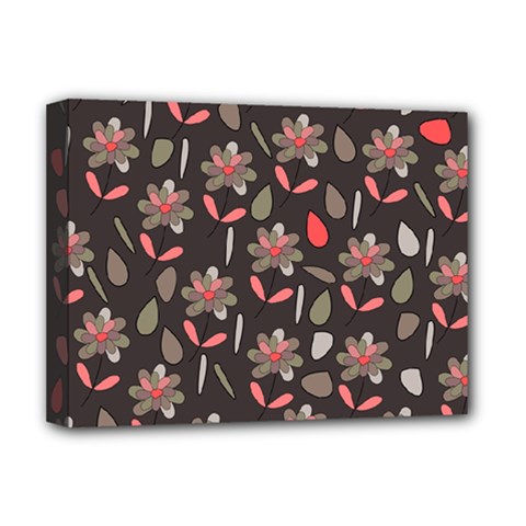 Zappwaits Flowers Deluxe Canvas 16  X 12  (stretched)  by zappwaits