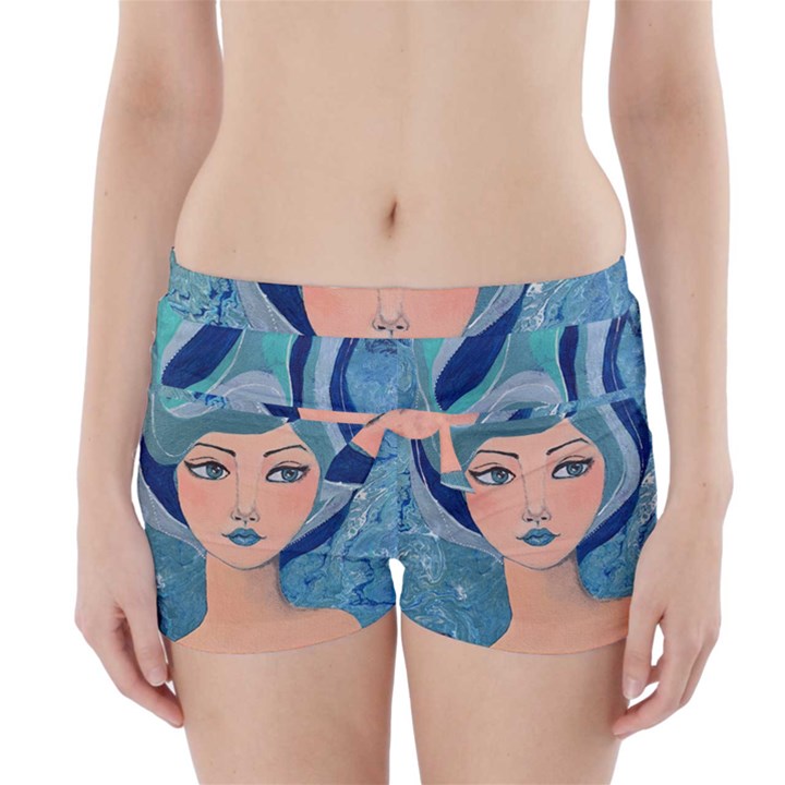 Blue Girl Boyleg Bikini Wrap Bottoms