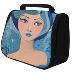 Blue Girl Full Print Travel Pouch (big) by CKArtCreations