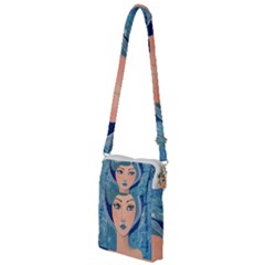 Blue Girl Multi Function Travel Bag by CKArtCreations