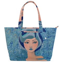 Blue Girl Back Pocket Shoulder Bag 