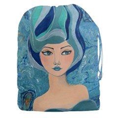 Blue Girl Drawstring Pouch (xxxl)