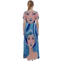 Blue Girl High Waist Short Sleeve Maxi Dress View2