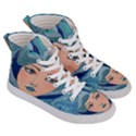 Blue Girl Women s Hi-Top Skate Sneakers View3