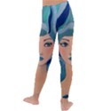 Blue Girl Kids  Lightweight Velour Leggings View4