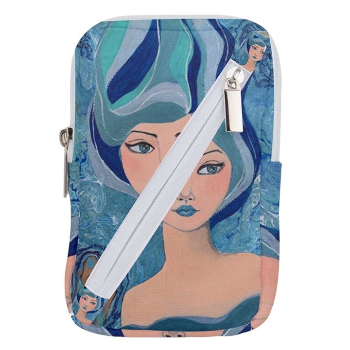 Blue Girl Belt Pouch Bag (Small)