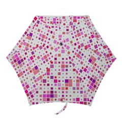 Background Square Pattern Colorful Mini Folding Umbrellas by Simbadda