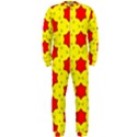 Pattern Red Star Texture Star OnePiece Jumpsuit (Men)  View1