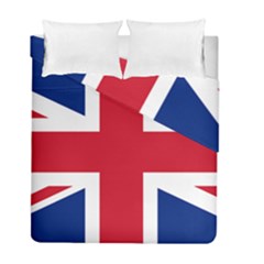 Uk Flag Duvet Cover Double Side (full/ Double Size) by FlagGallery