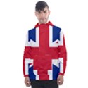 UK Flag Men s Front Pocket Pullover Windbreaker View1