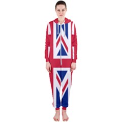 Uk Flag Union Jack Hooded Jumpsuit (ladies)  by FlagGallery