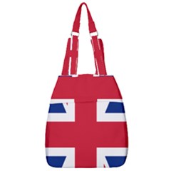 Uk Flag Union Jack Center Zip Backpack by FlagGallery