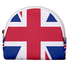 Uk Flag Union Jack Horseshoe Style Canvas Pouch by FlagGallery