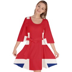 Uk Flag Union Jack Velour Kimono Dress by FlagGallery