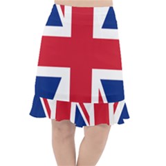 Uk Flag Union Jack Fishtail Chiffon Skirt by FlagGallery