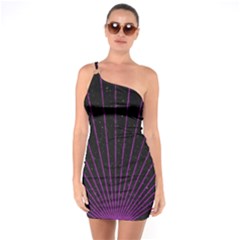 Laser Show Festival One Soulder Bodycon Dress