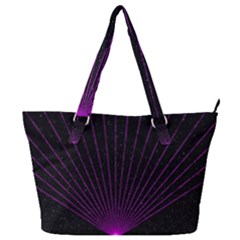 Laser Show Festival Full Print Shoulder Bag by HermanTelo