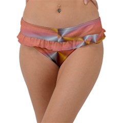 Abstract Easy Shining Frill Bikini Bottom by Bajindul