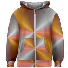 Abstract Easy Shining Kids  Zipper Hoodie Without Drawstring by Bajindul