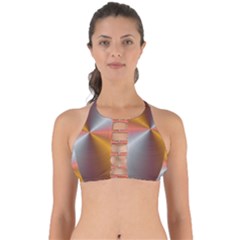 Abstract Easy Shining Perfectly Cut Out Bikini Top