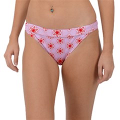 Pattern Texture Band Bikini Bottom