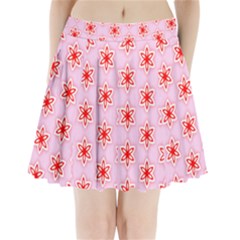 Pattern Texture Pleated Mini Skirt by Mariart