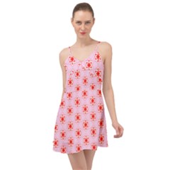 Pattern Texture Summer Time Chiffon Dress