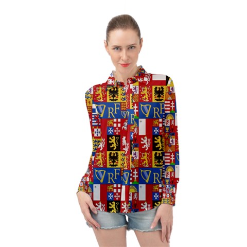 Coa 1 Long Sleeve Chiffon Shirt by ArtworkByPatrick