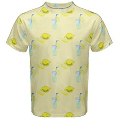 Lemonade Polkadots Men s Cotton Tee by bloomingvinedesign