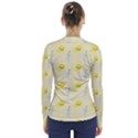 Lemonade Polkadots V-Neck Long Sleeve Top View2