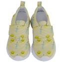 Lemonade Polkadots Kids  Velcro No Lace Shoes View1