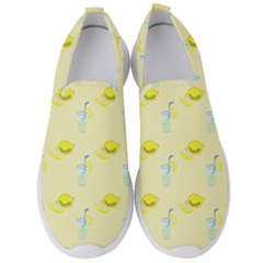 Lemonade Polkadots Men s Slip On Sneakers by bloomingvinedesign