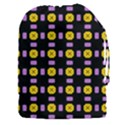 Pattern Black Background Seamless Drawstring Pouch (XXXL) View1