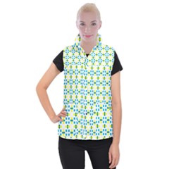 Pattern Texture Seamless Women s Button Up Vest by Simbadda