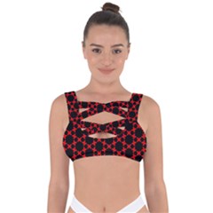 Pattern Seamless Texture Design Bandaged Up Bikini Top