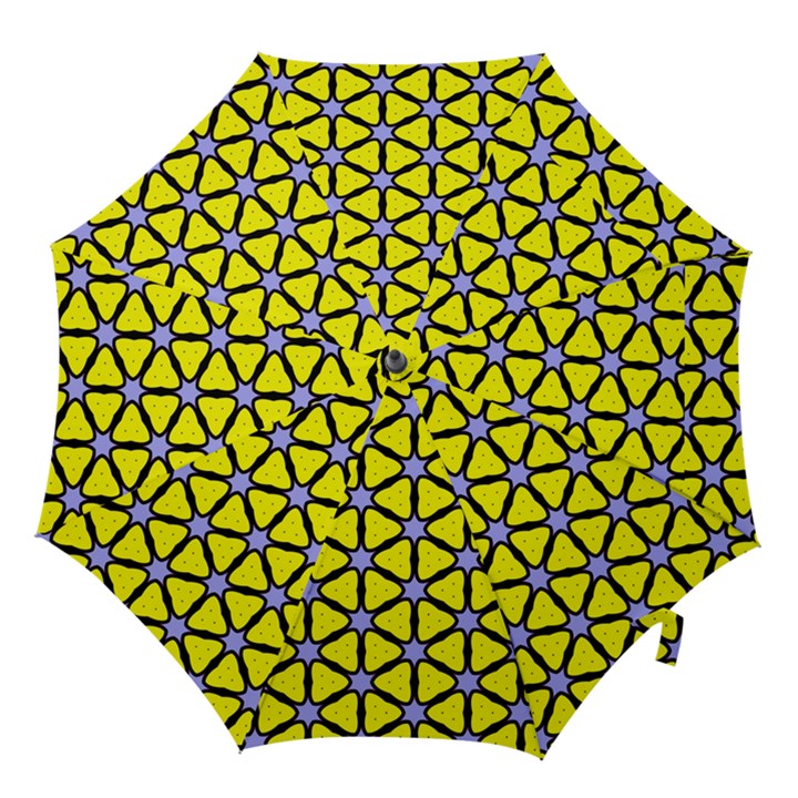 Pattern Modern Colorful Bright Hook Handle Umbrellas (Large)