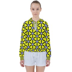 Pattern Modern Colorful Bright Women s Tie Up Sweat by Simbadda