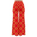 Red Background Yellow Shapes So Vintage Palazzo Pants View2