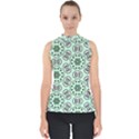 Background Texture Dots Pattern Mock Neck Shell Top View1