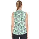 Background Texture Dots Pattern Mock Neck Shell Top View2