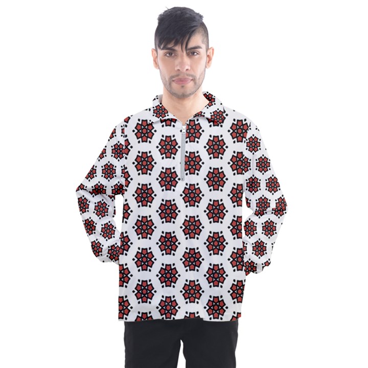 Pattern Seamless Seamless Pattern Men s Half Zip Pullover