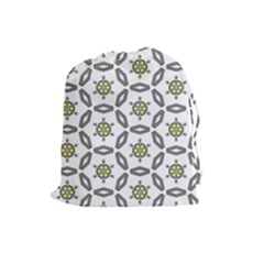 Background Texture Pattern Modern Drawstring Pouch (large) by Simbadda