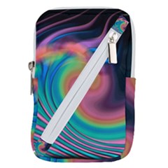 Abstract Art Abstract Background Belt Pouch Bag (small)