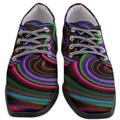 Art Abstract Colorful Abstract Art Women Heeled Oxford Shoes