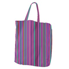 Stripes Wallpaper Texture Giant Grocery Tote by Simbadda