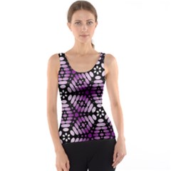 Pattern Purple Seamless Design Tank Top by Simbadda