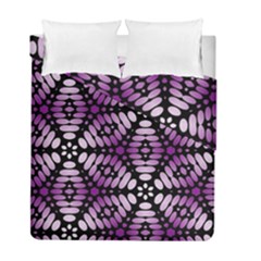 Pattern Purple Seamless Design Duvet Cover Double Side (full/ Double Size) by Simbadda