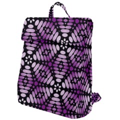 Pattern Purple Seamless Design Flap Top Backpack by Simbadda